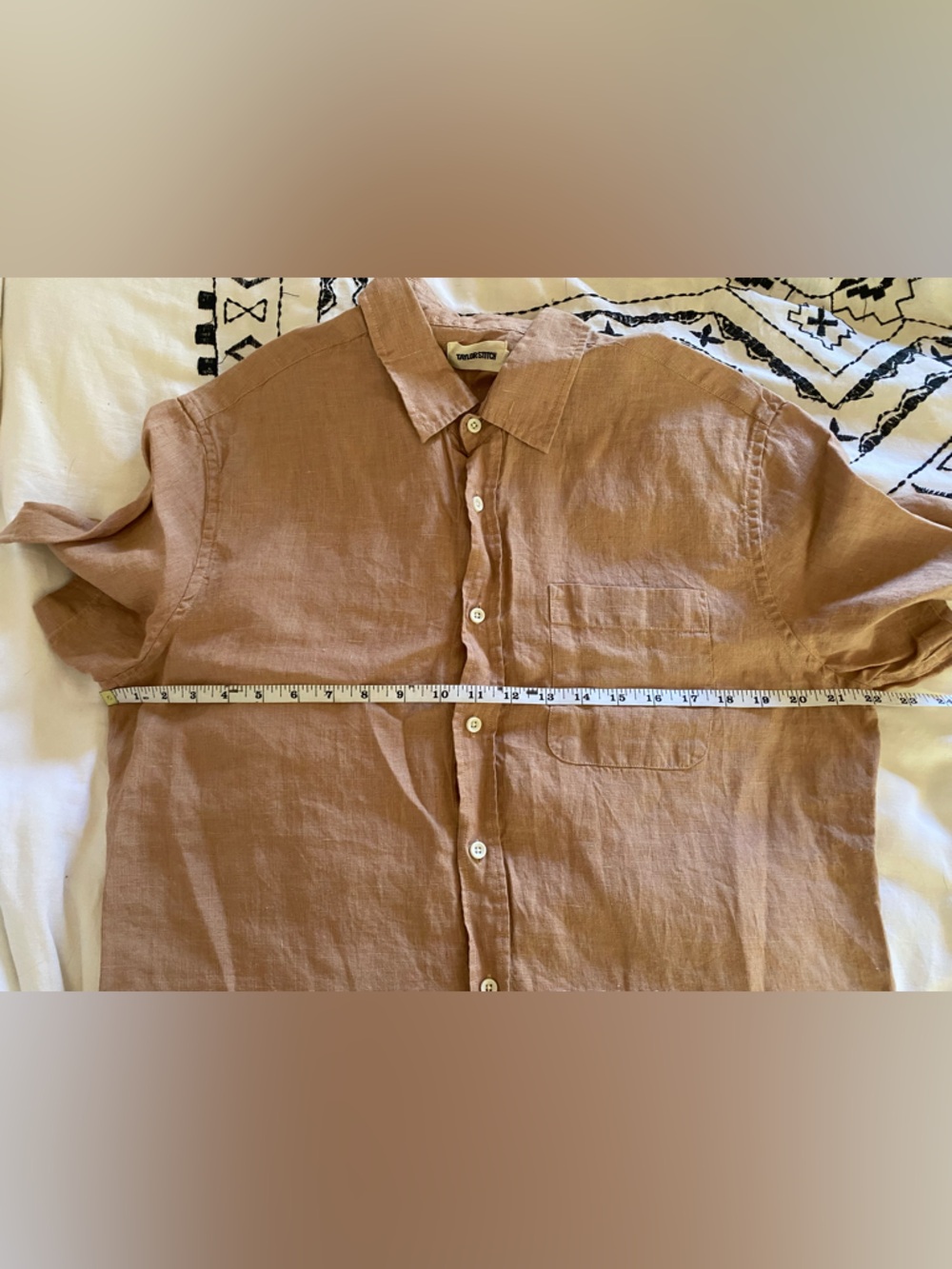 Taylor Stitch Casual Tan Button Down Shirt - Picture 6 of 7